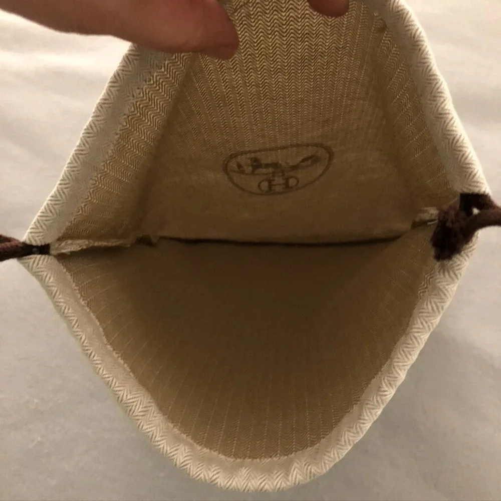 Hermes Dustbag Shoe Or Wallet Protection Drawstring‎ Bag 9.5x13 Storage Gift
